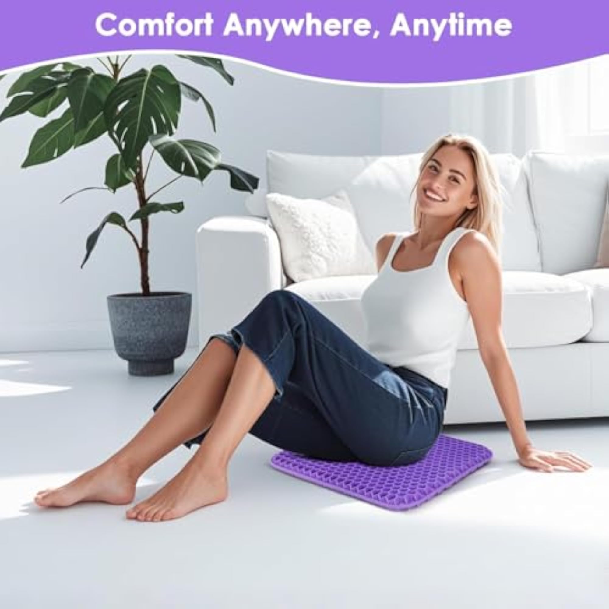 Egg Seater Cushion Silicone Rubber Soft Cushion Seat Pillow
